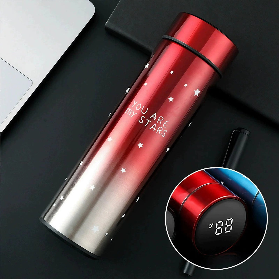 Sticlă Termos Smart 500ml cu Display LED
